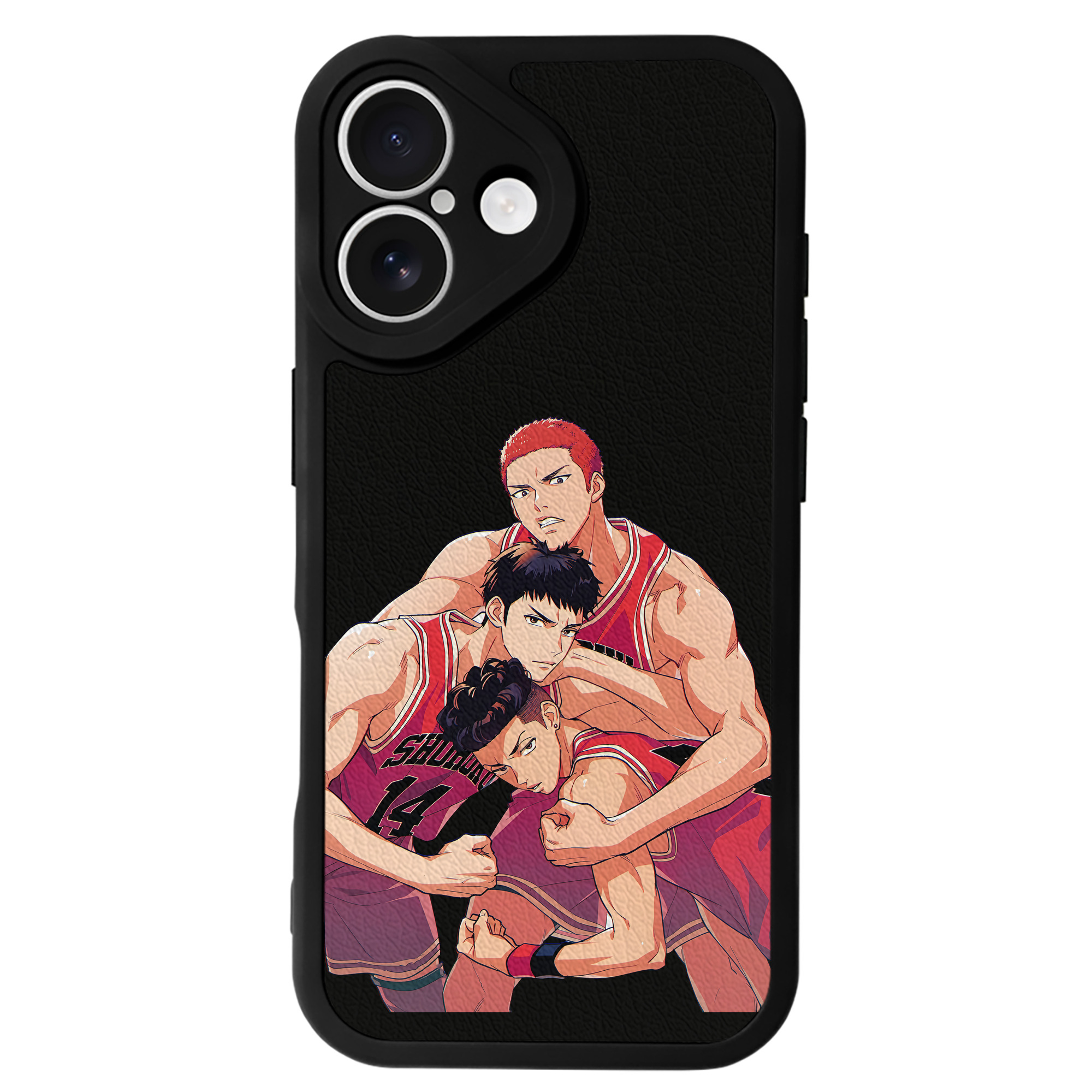 （画像用） SLAM DUNK／スラムダンク 【iPhone 16シリーズ対応】シリコンスマホケース（レザー調） 材質：シリコン